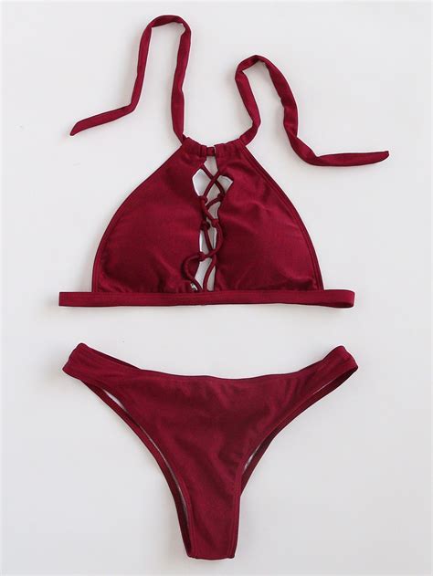 roter bikini|Roter Bikini shein